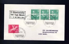 CH FDC Zwei Tage - Marsch 1969