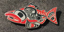 CC834 - Kunst Pin Fisch