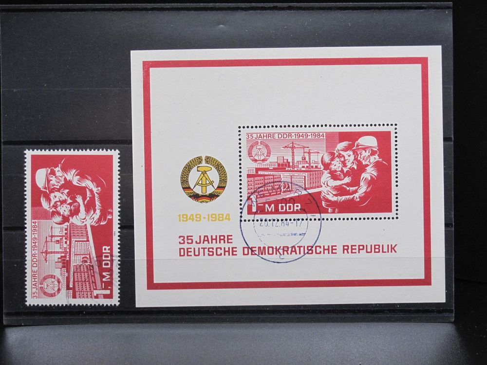 DDR 1984 Wohnungsneubau Block 78 gest (Gebraucht) in Wil SG für CHF 5.2 ...