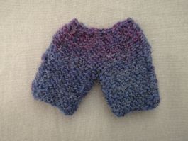 Von Hand gestrickte Wollhose