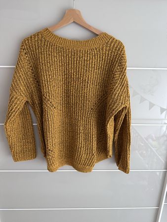 Only Strickpullover, Gr. S Senffarben, Herbst/Winter 🍂