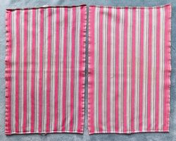 Vintage 2 Küchenhandtücher 100% Baumwolle Patchwork - Stoff