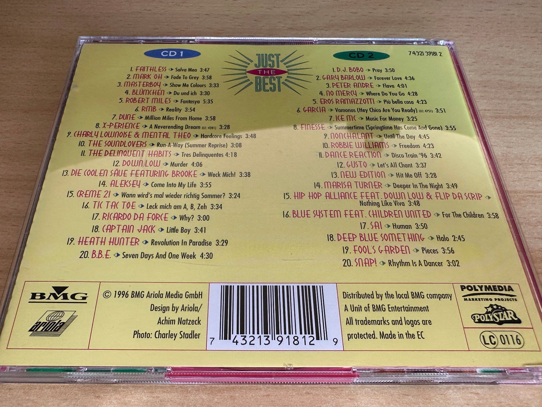 CD: Various – Just The Best Volume 9 - 2 CD – Usato da Rikon im Tösstal venduto da Alpenmutz 1