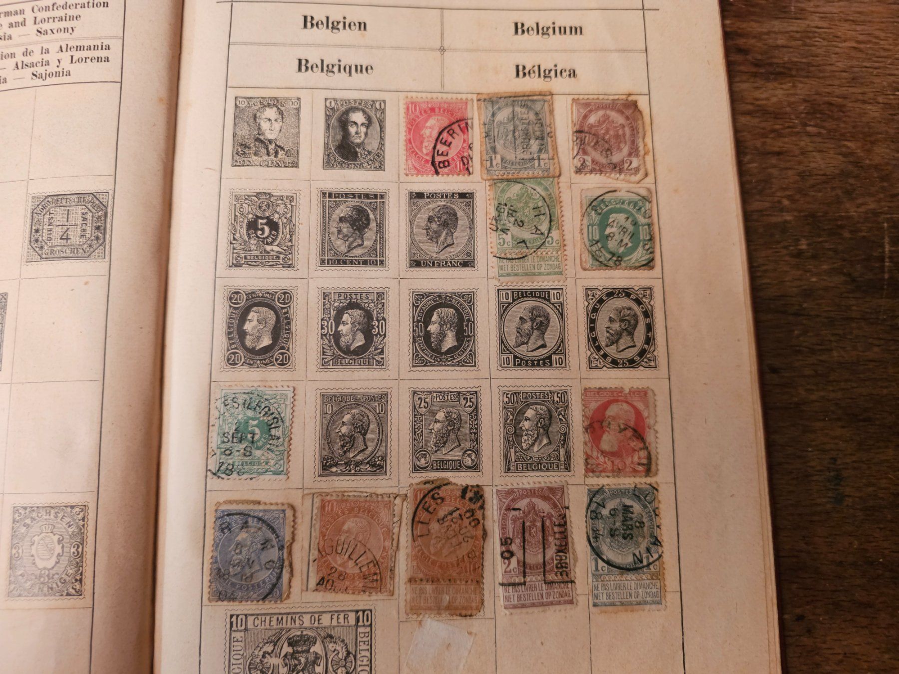 Tous les timbres: Belgio antichi francobolli – D'occasion à Monte Carasso par giave