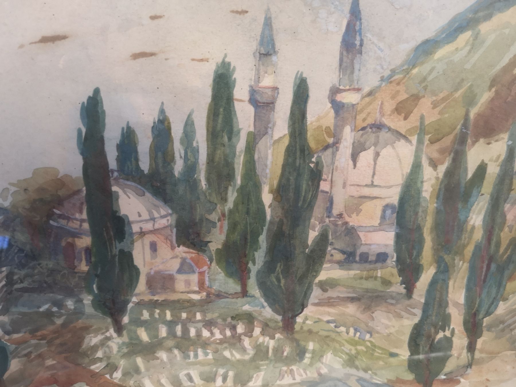 Gemälde: MAGNIFIQUE AQUARELLE SIGNÉE – Gebraucht aus Genève von Qanil77 1