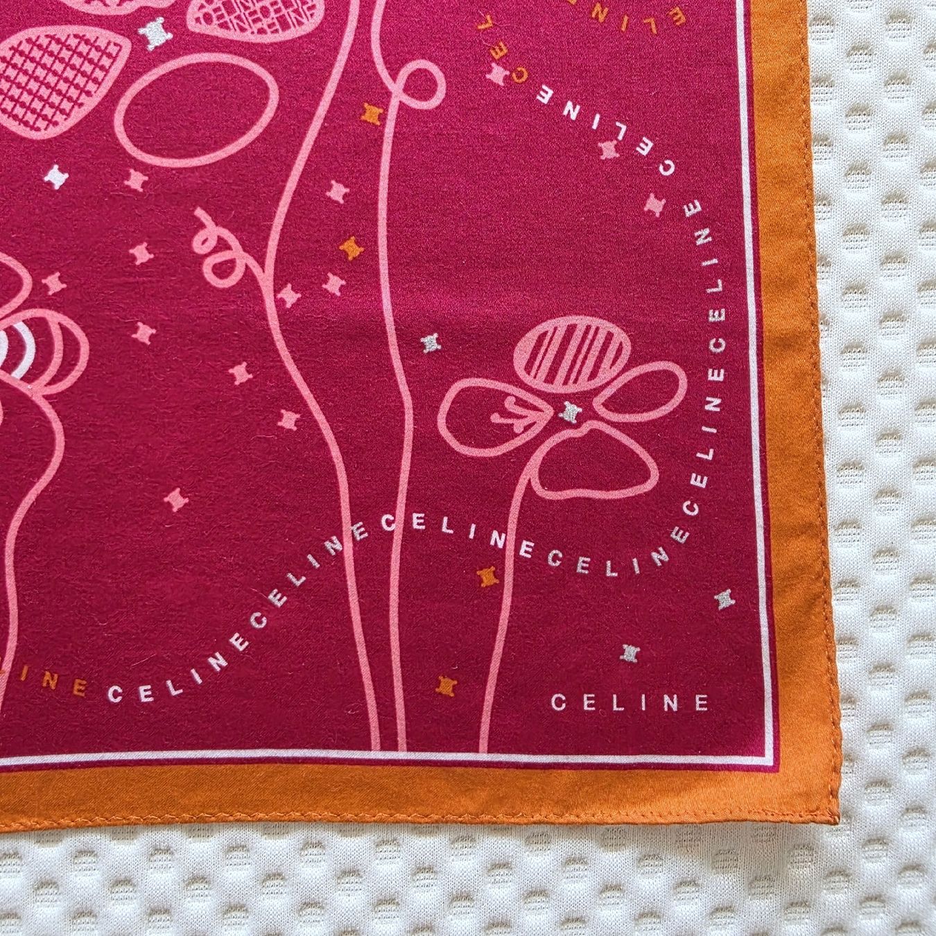 Celine Foulard & Sciarpe: Céline Baumwolltuch 50 × 50 cm – Nuovo (secondo la descrizione) da Zürich venduto da LIMAR 2