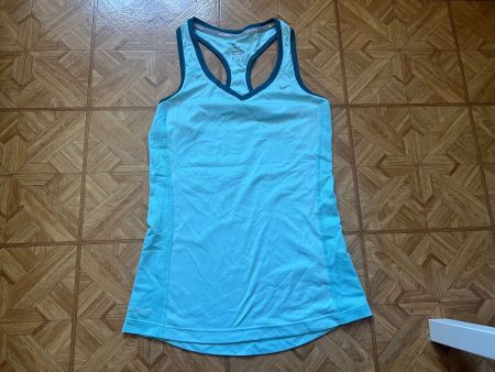 Nike Running top dri-fit Türkis XS