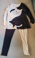 Katzen Pyjama zweiteilig, Grösse S, super Zustand!