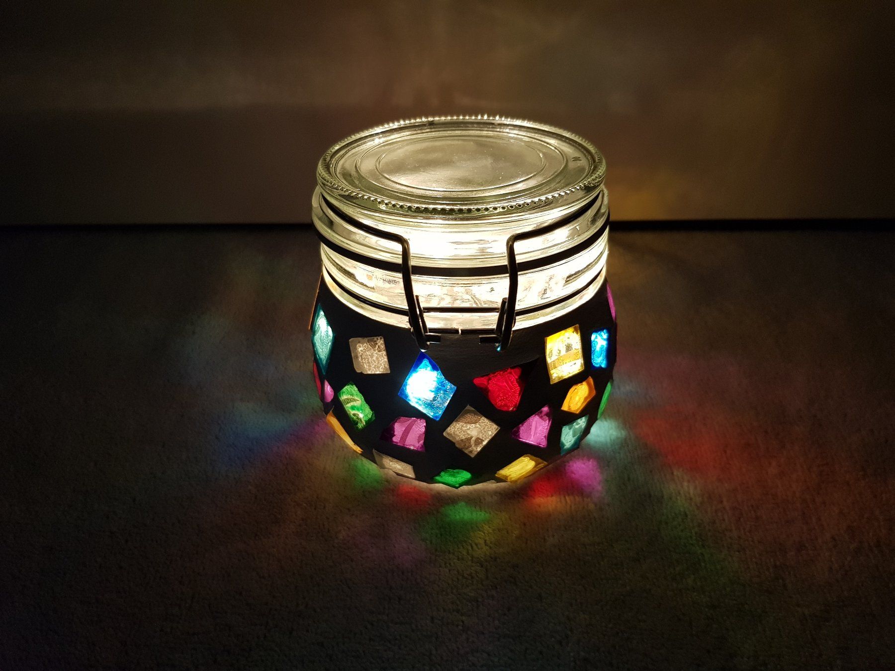 Ikea Contenitori & Simili: (Beleuchtetes) Einmachglas Regenbogen Handarbeit – Nuovo (secondo la descrizione) da Liestal venduto da tonic 6