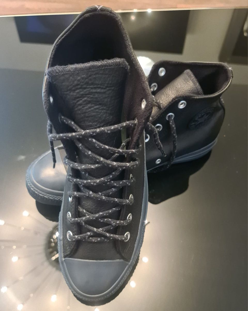 Converse Scarpe da uomo: Original Converse Leder Grösse 44 – Nuovo (secondo la descrizione) da Zürich venduto da ok1 3
