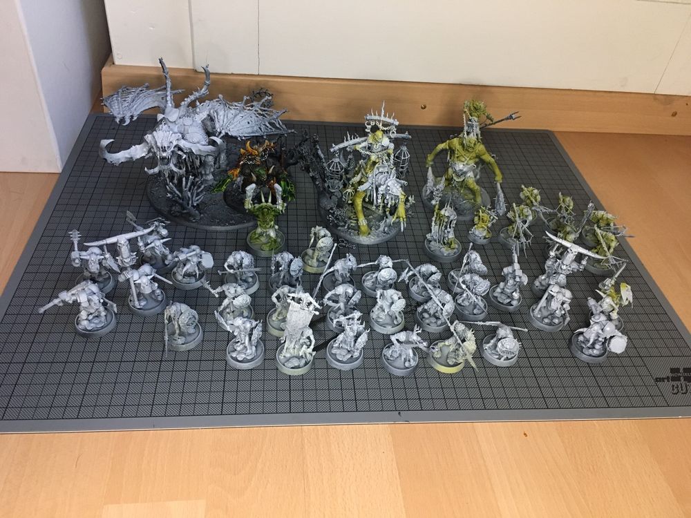15 Orruk Warclans Ardboys - Warhammer Age Of Sigmar - À Finir De Peindre