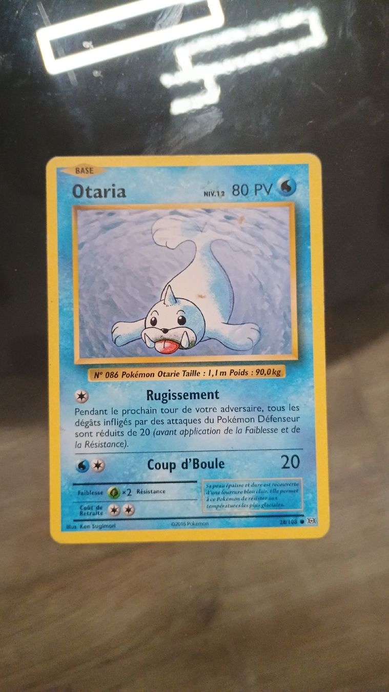 Pokémon Carte collezionabili: Carte Pokémon Otaria - Edition Originale – Usato da Murten venduto da Palli23