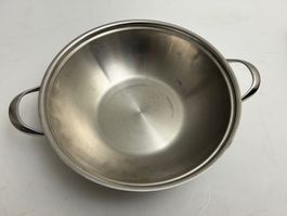 Fissler Profi WOK Pfanne, Edelstahl 18 / 10