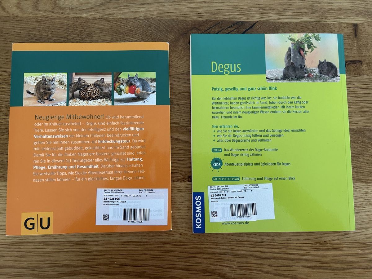 Libri: Tierratgeber Degu – Usato da Kreuzlingen venduto da bernerin85 1