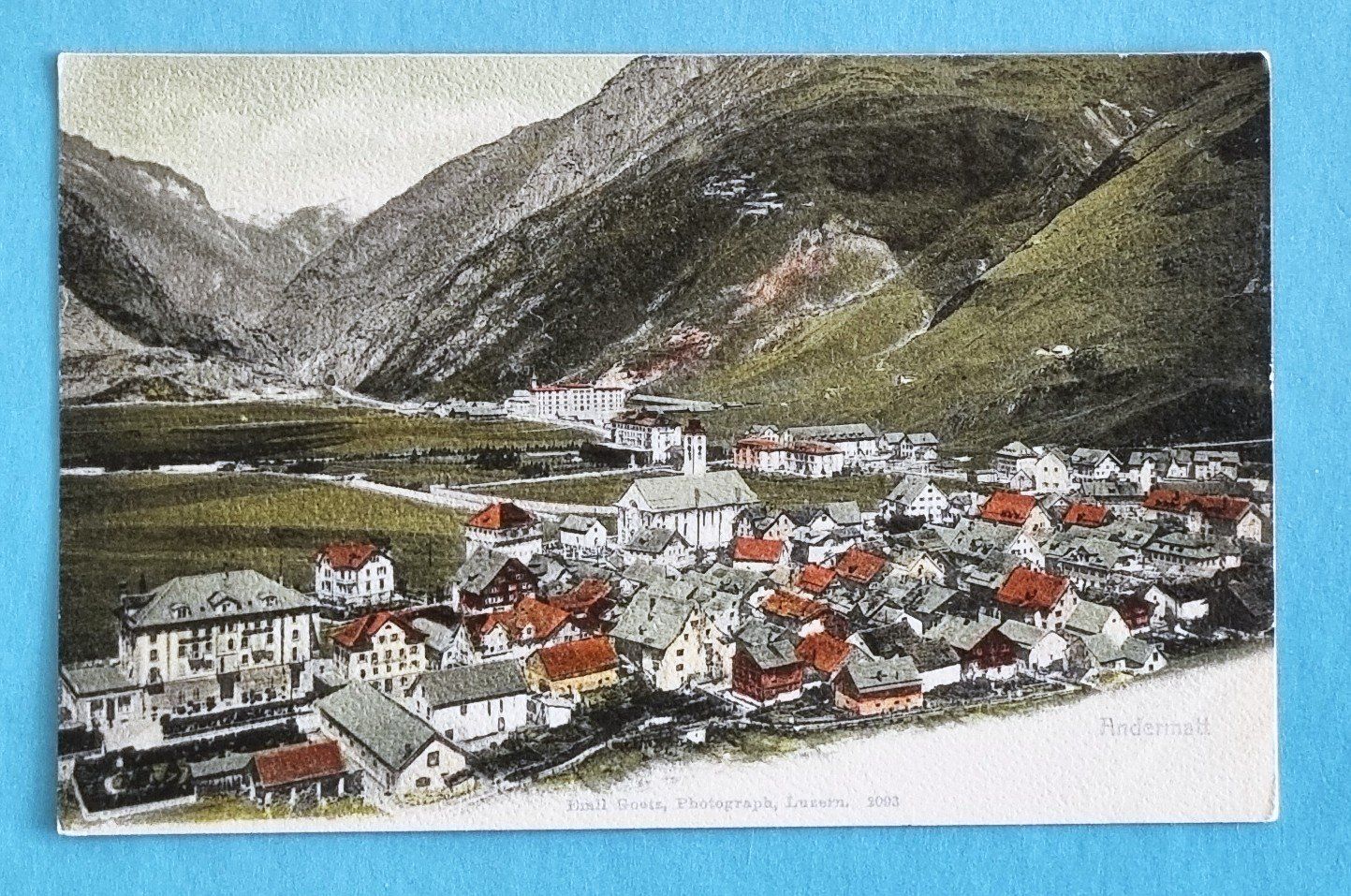 Ansichtskarten: Andermatt - Dorfansicht – Gebraucht aus Rothrist von RROENK