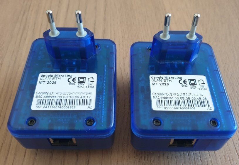 Unità & Adattatore: MicroLink dLAN Ethernet *Internet über Stromanschluss DEVOLO – Usato da Chur venduto da P0WER