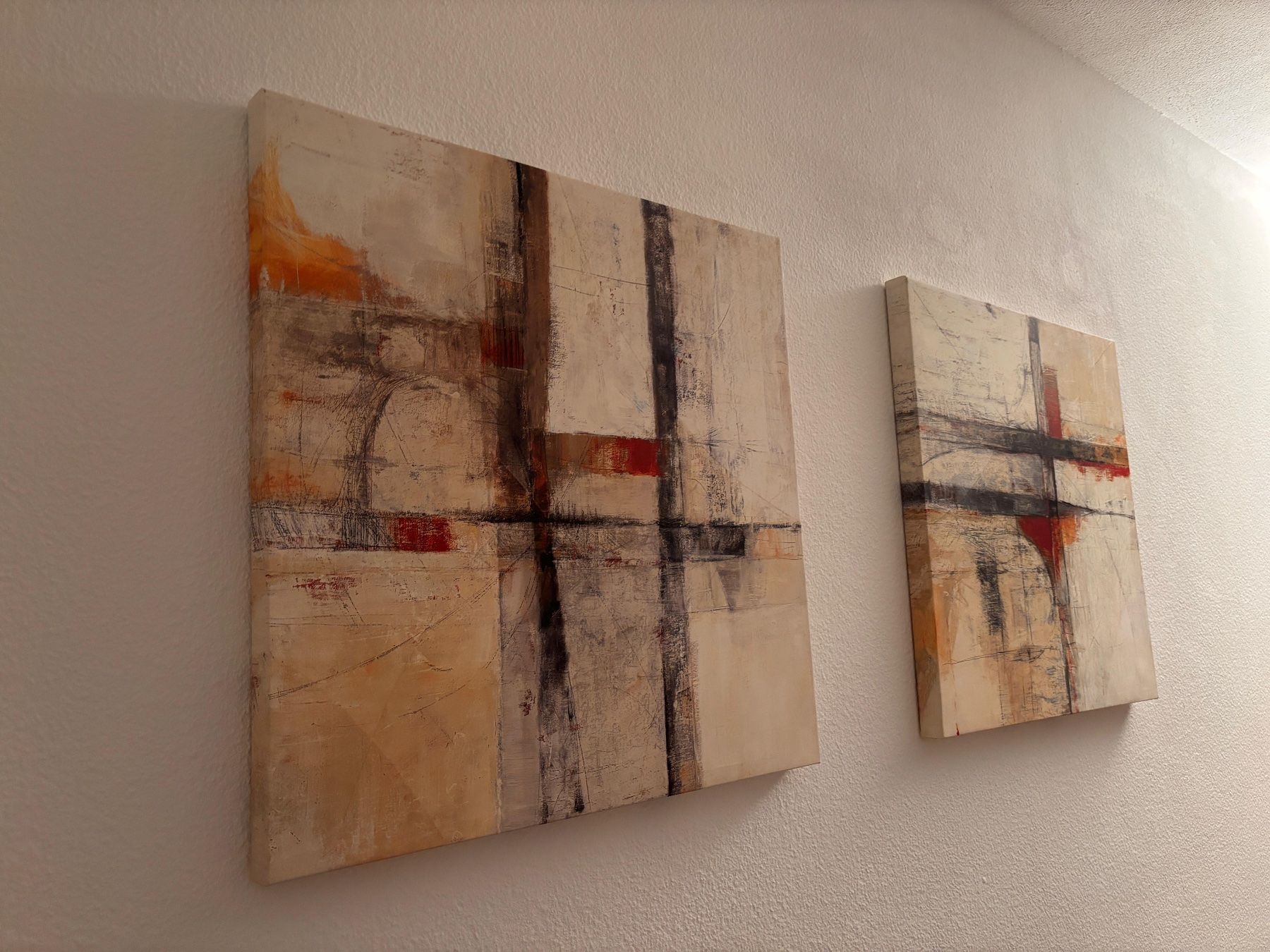 Foto & Immagini: Abstrakte Leinwandbilder (2er-Set) 55x55cm – Usato da frauenfeld venduto da bmw2013 1