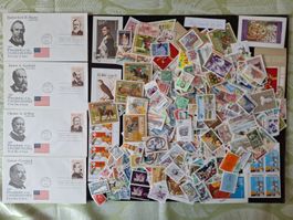Circa 1000 Ausland Briefmarken ab Uralt 014