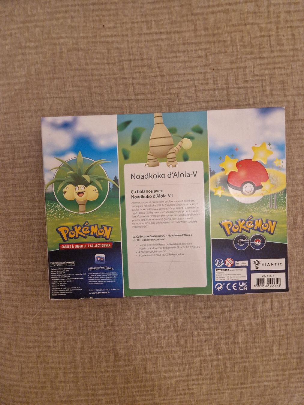 Pokémon Carte collezionabili: Coffret pokémon Go Noadkoko – Nuovo e nell'imballaggio originale da Les Acacias venduto da S.Vieira 1