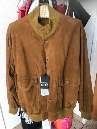 Wildlederjacke Smacchia Pelle Gr. 50 Braun