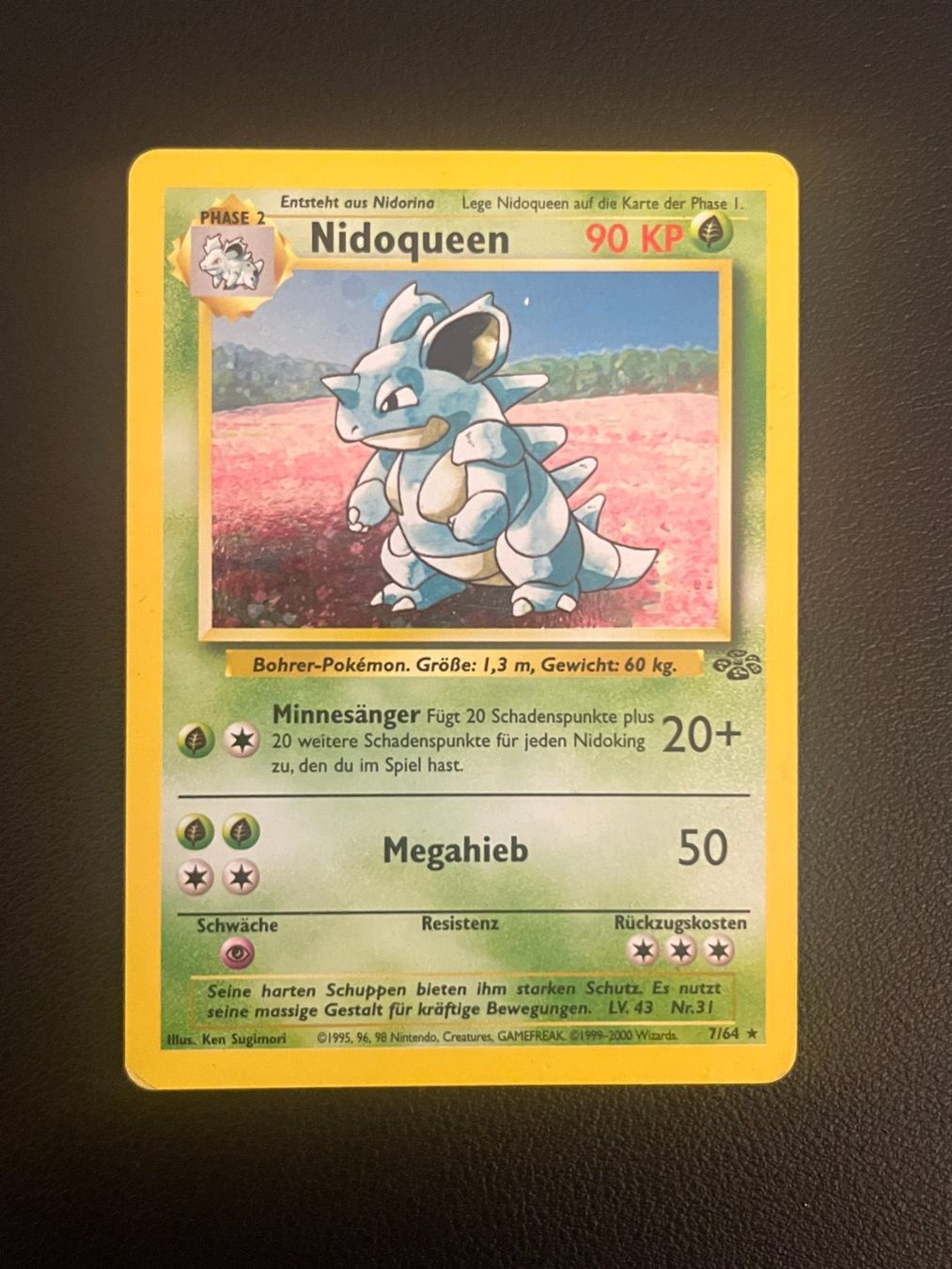 Pokémon Carte collezionabili: Pokemon Nidoqueen Holo – Usato da Zollikerberg venduto da Guido175