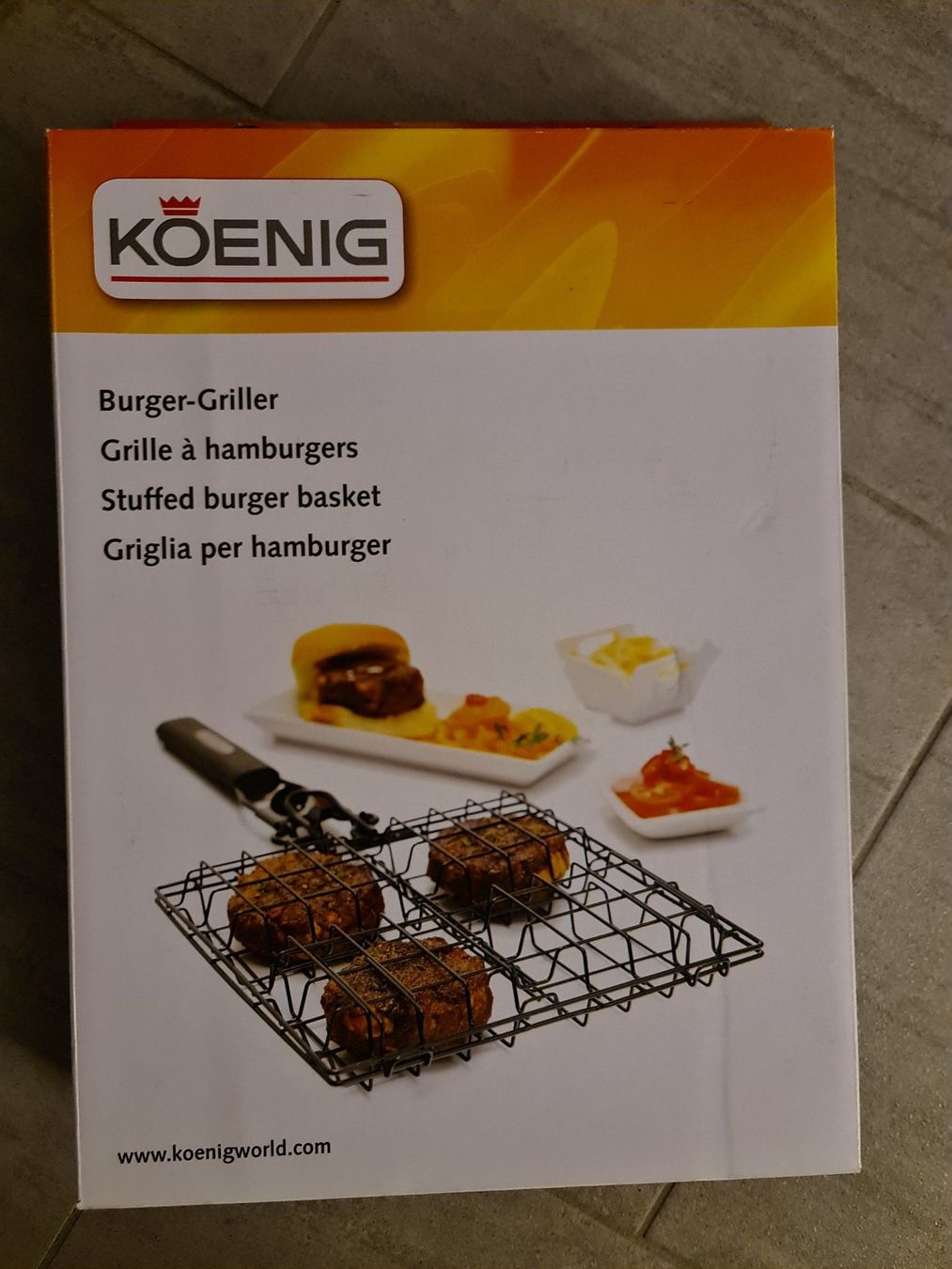 Cucine complete: Koenig Burger Griller – Nuovo e nell'imballaggio originale da Rümlang venduto da olli75