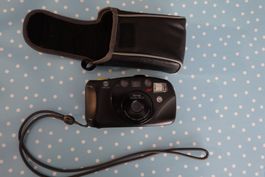 Minolta Riva Zoom Pico - Kompaktkamera + Etui Analog Kamera