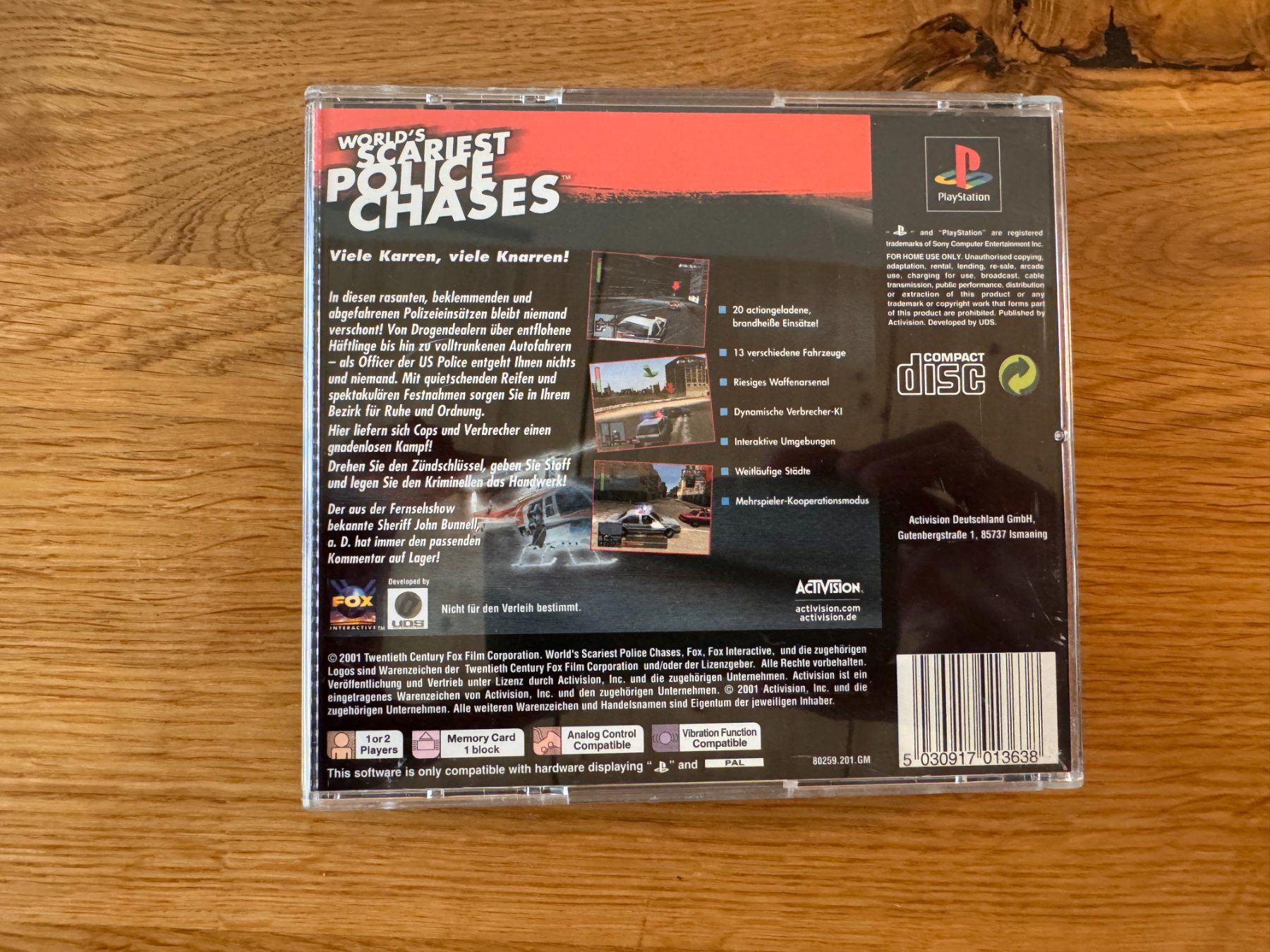 Sony Giochi: World's Scariest Police Chases - PS1 – Usato da Schaffhausen venduto da bec_82fj 1
