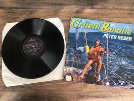 LP Schallplatte Peter Reber - Grüeni Banane Bern Mundart