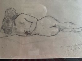 BOVET Anne-Marie dessin dédicacé