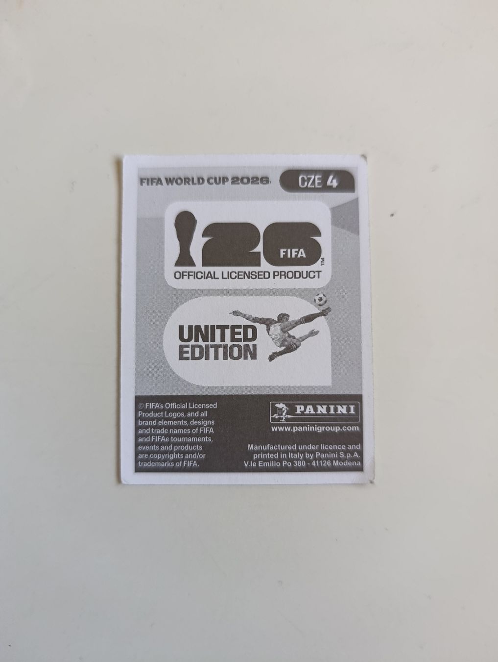Panini Sammelbilder & Trading cards: Panini World Cup 2026 CZE 4 – Neu (gemäss Beschreibung) aus Lavey-Village von pas_7xd2 1
