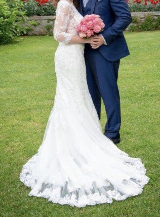 Vestiti: Traumhaftes Brautkleid mit Spitze, Grösse 38 – Usato da Schönenberg ZH venduto da sternenmond 4