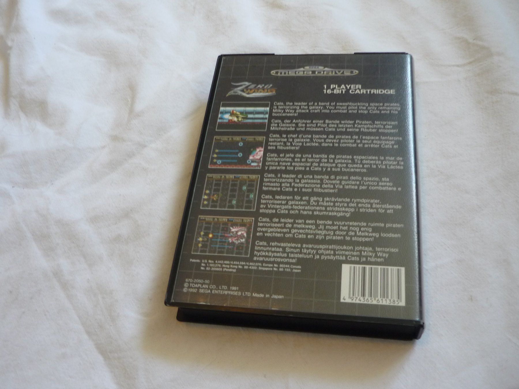 Sega Giochi: Videospiel - Sega Mega Drive 16 bit - Zero Wing – Usato da Beringen venduto da zzRegal 2