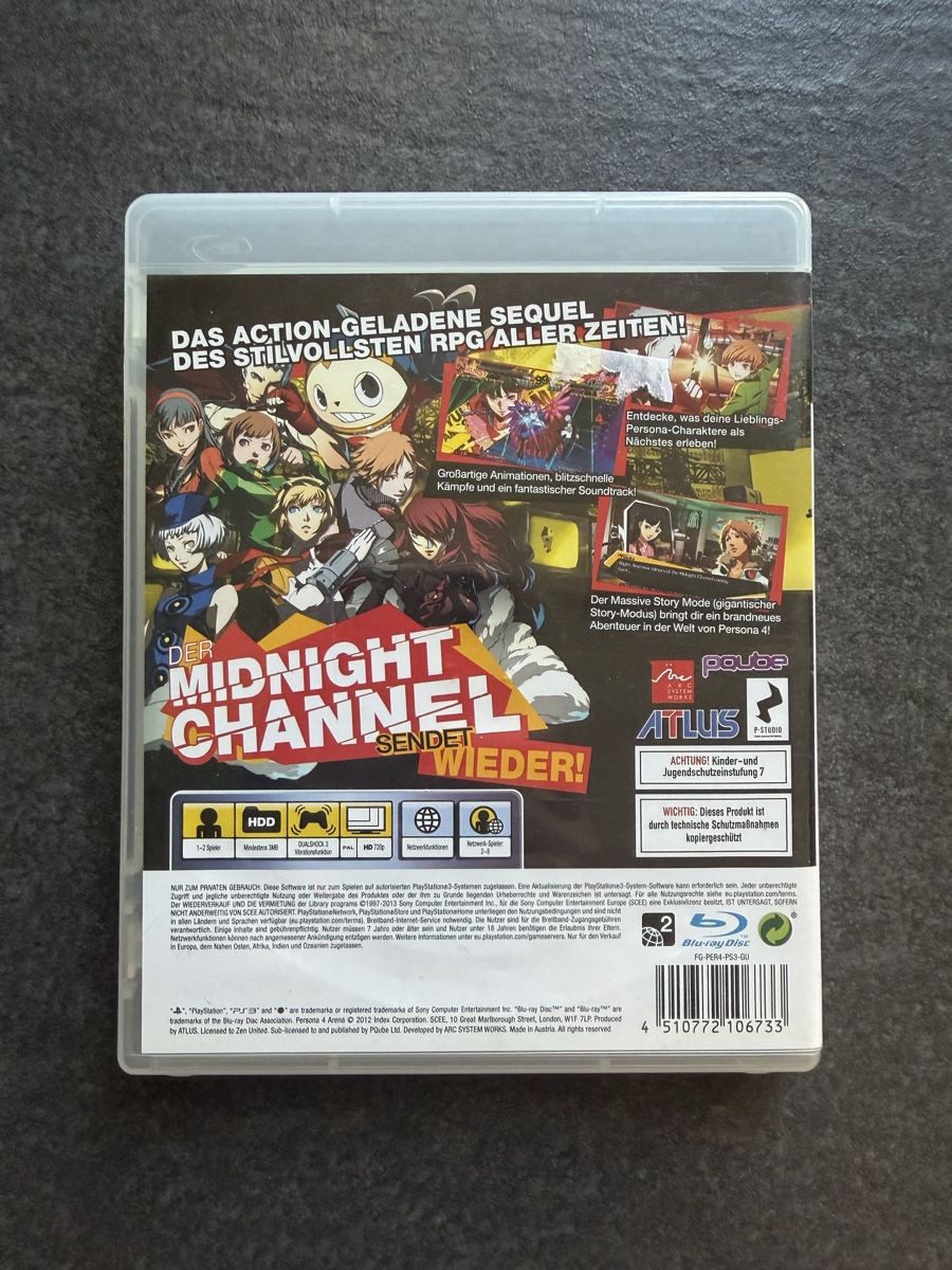 Sony Giochi: Persona 4 Arena PS3 – Usato da Zürich venduto da cENS0R 1