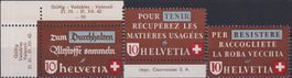 1942, Nr.254-256 Altstoff Einzelmarken in 3 Sprachen ** .