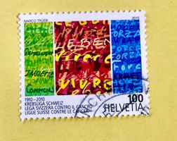Nr.1343 Sondermarken 100 Jahre Krebsliga Schweiz  GESTEMPELT