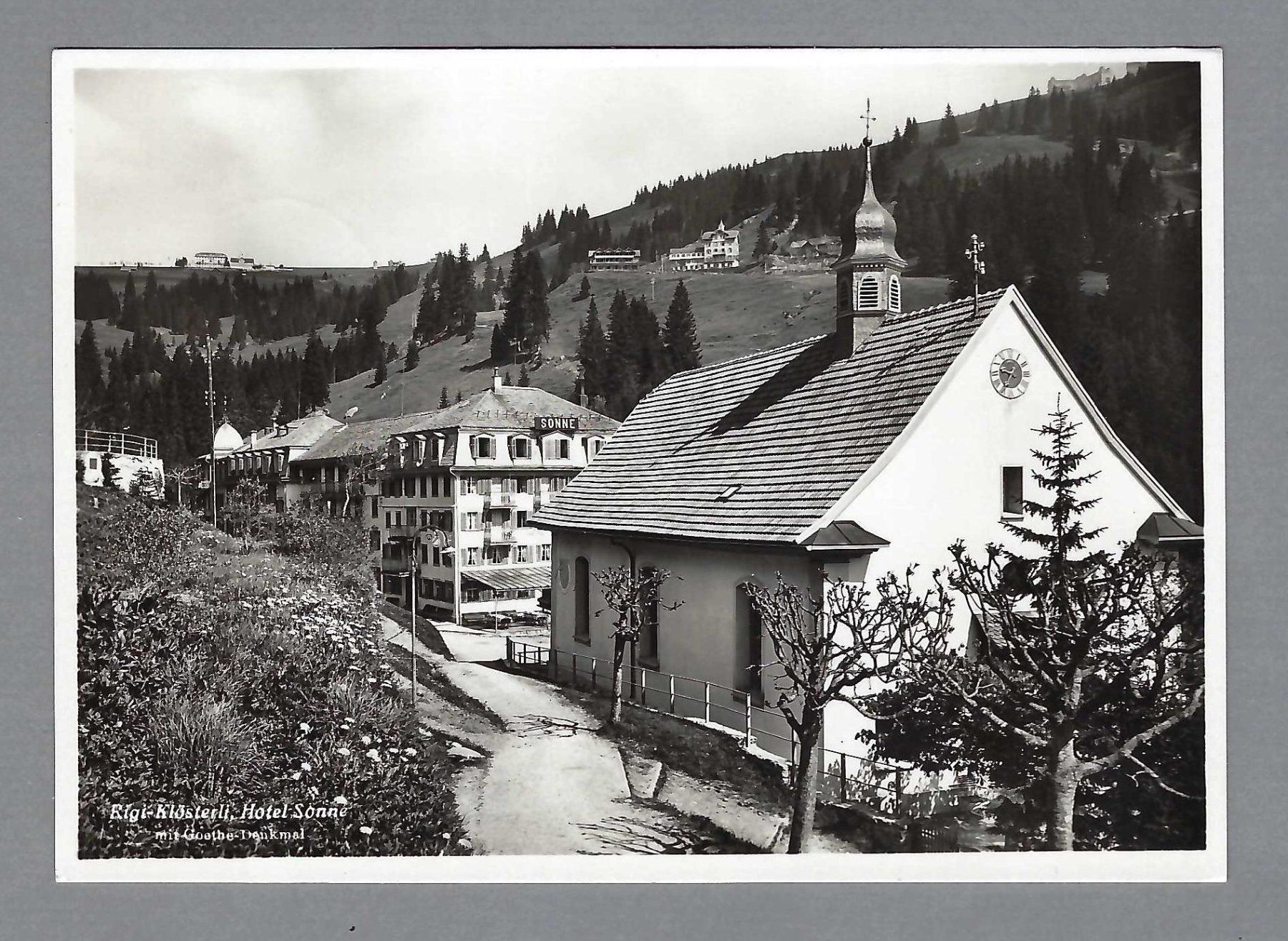 Cartoline postali: 1941 RIGI-KLOSTERLI, HOTEL SONNE – Usato da Pura venduto da ulisse1957