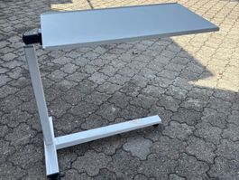 Bigla Beistelltisch mit Rollen höhenverstellbar grau