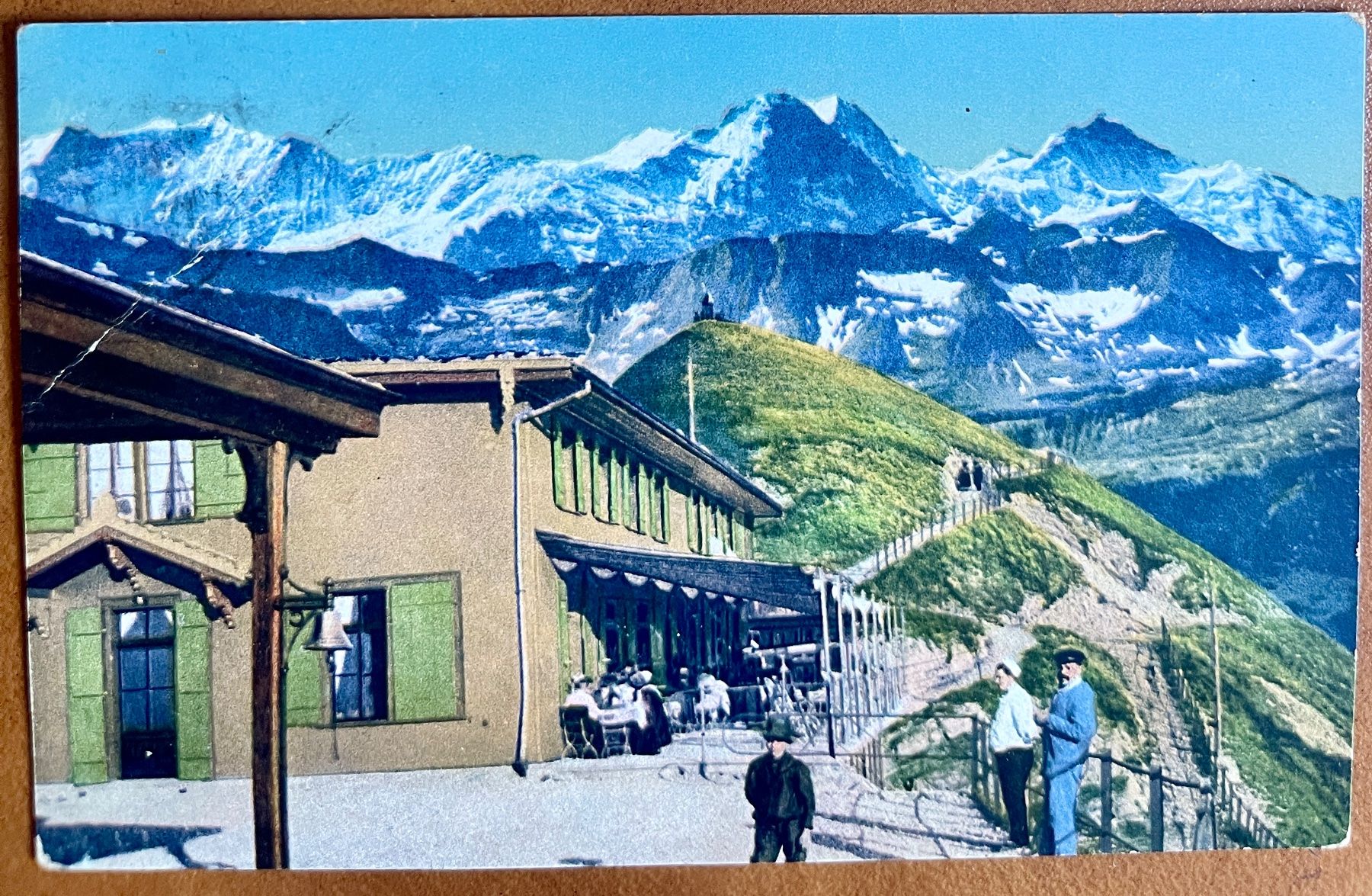 Cartoline postali: Rothorn - Kulm  1910, Animation – Usato da Lutry venduto da Ediego