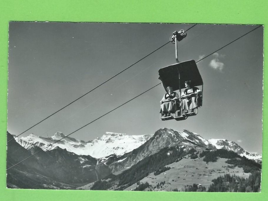 Cartoline postali: Sesselbahn Adelboden - Schwandfeldspitz – Usato da Zürich venduto da t24_de