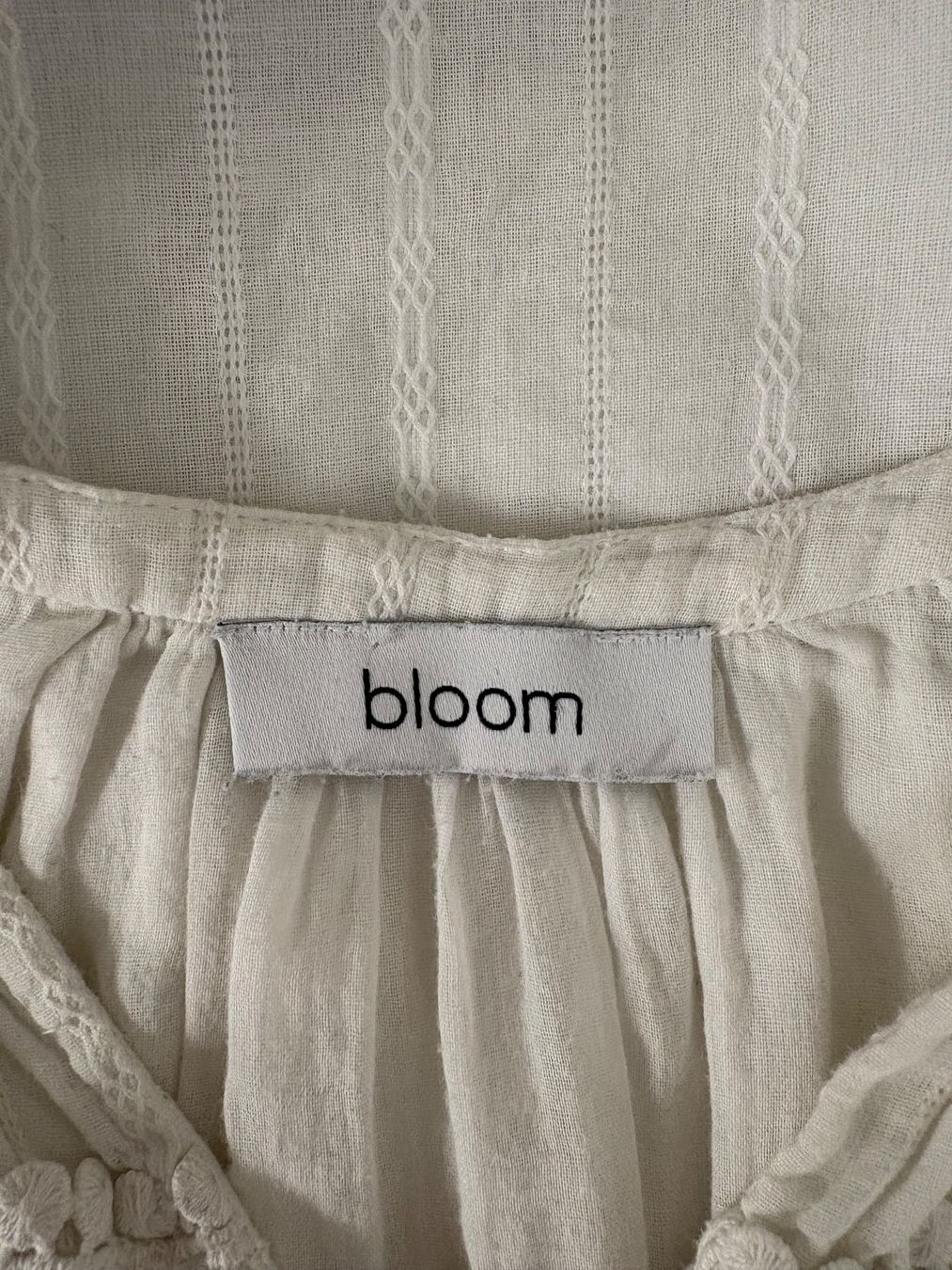 Camicette: Bloom Weisse Sommer Bluse mit Spitze 36 Boho Baumwolle – Nuovo (secondo la descrizione) da Regensdorf venduto da secondchancefashion 5