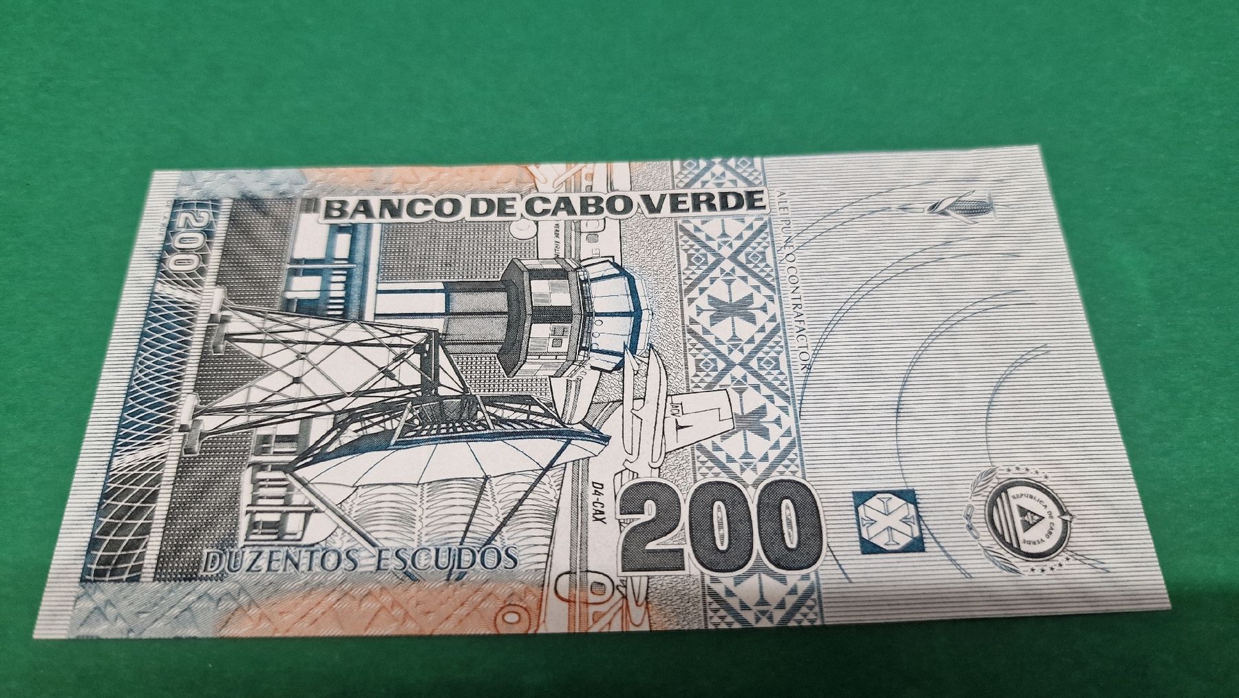 Banknoten: 200 Escudos Cabo Verde 2005 Banknote  – Neu und originalverpackt aus Herisau von MoneyisPower.AR 1