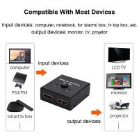 Bidirektionaler HDMI 2 in 1 Out Umschalter Switch Splitter