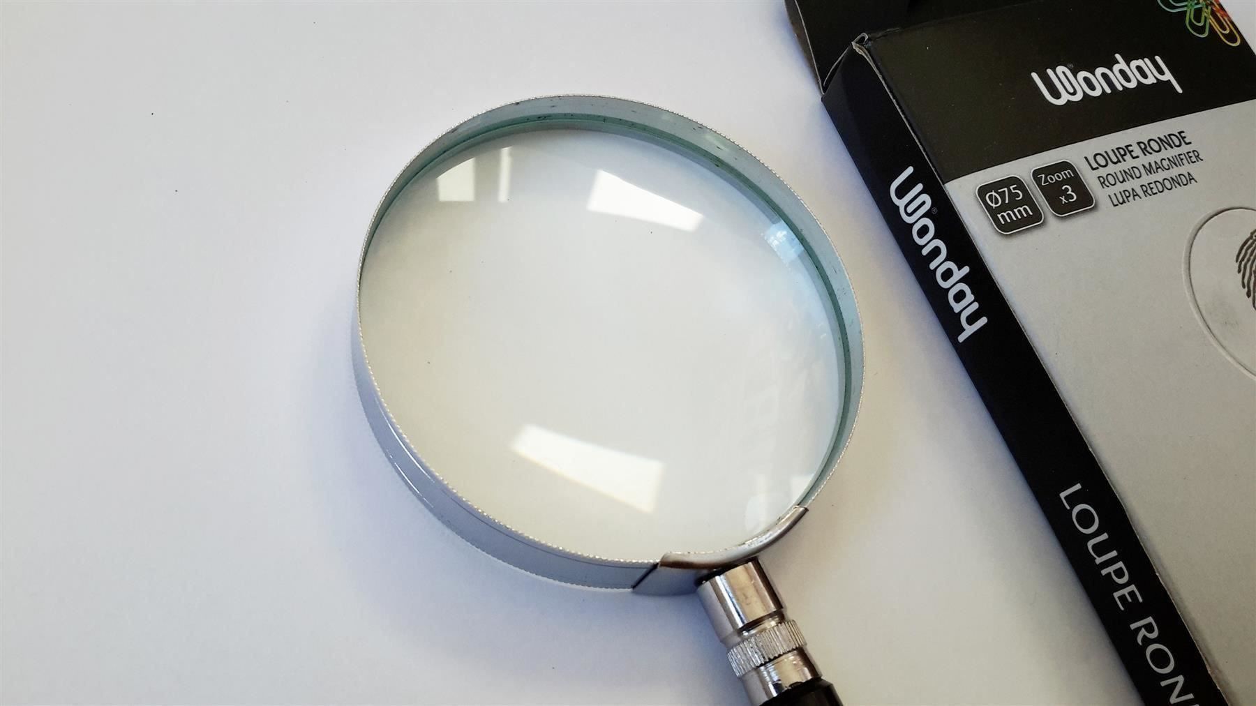 Altro per Ottica: Lupe, Leselupe mit Griff, 75 mm – Nuovo e nell'imballaggio originale da St. Gallen venduto da cointec 1