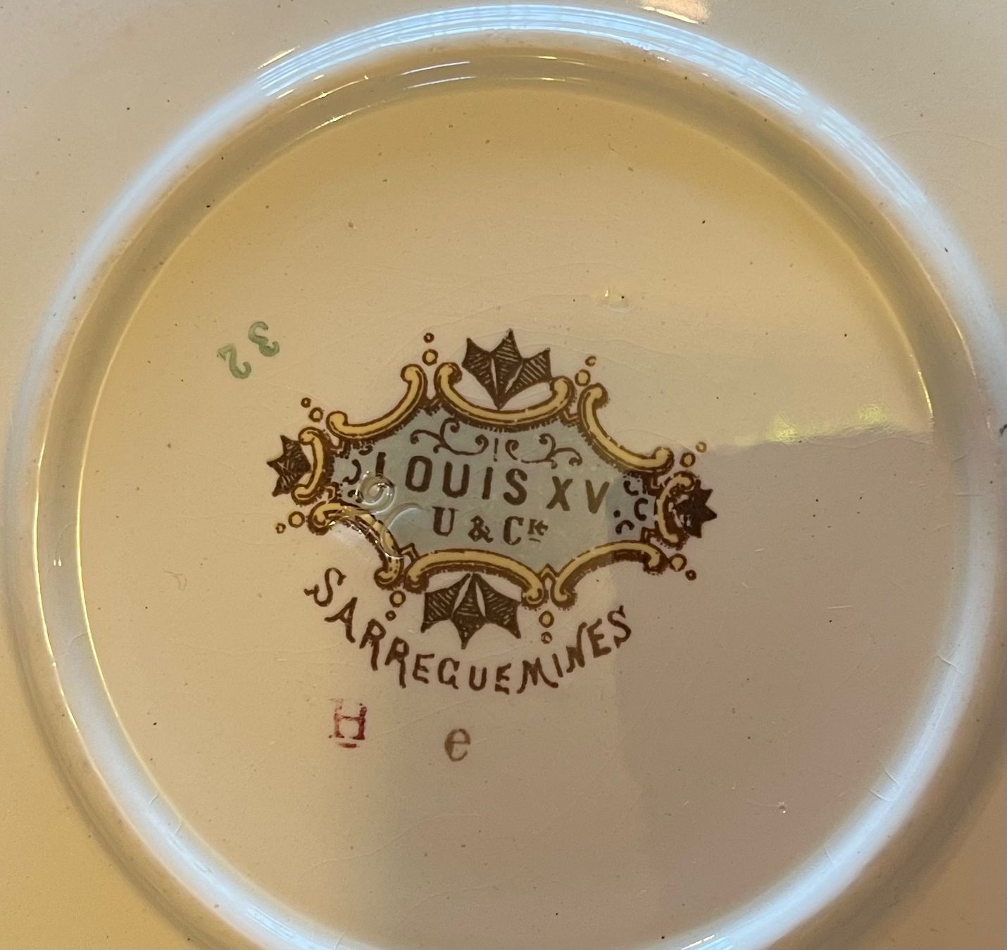 Set di piatti: Sarreguemines Louis XV – Usato da Siblingen venduto da rantiques 4