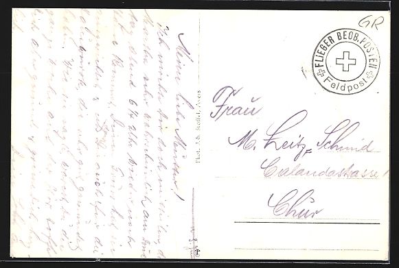Cartoline postali: AK Lohn /GR, Ortsansicht im Schnee – Usato da Berlin venduto da bartko-reher 1