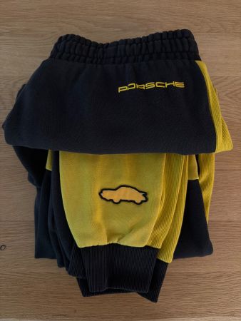 👖 Puma Porsche Turbo Jogginghose schwarz/gelb Grösse M neu