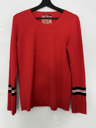 Marc Aurel Damenpullover Strickpullover mit Volantärmel