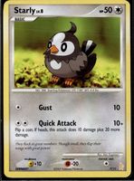 Starly DP Trainer Kit Lucario 7/11 Pokemon EN
