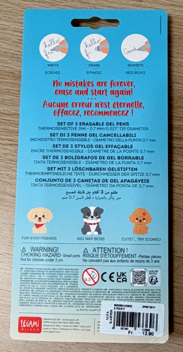 Legami Stifte & Marker: Legami "Fur-ever-friends" edition – Neu und originalverpackt aus Urdorf von silu_80 1